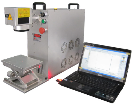便攜式光纖激光打標機